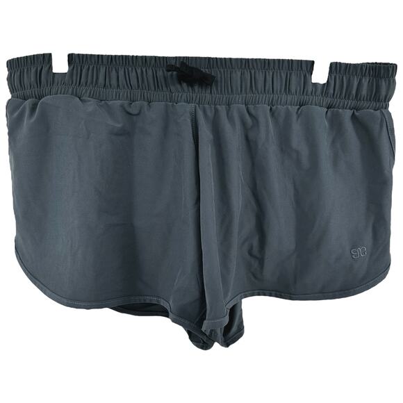 Albion Sprinter Shorts Pockets Wicking Built-In Liner High Rise Gray XL NWOT - Picture 1 of 4